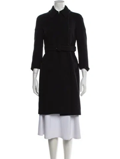 Pre-owned Miu Miu Vintage 2007 Coat In Black