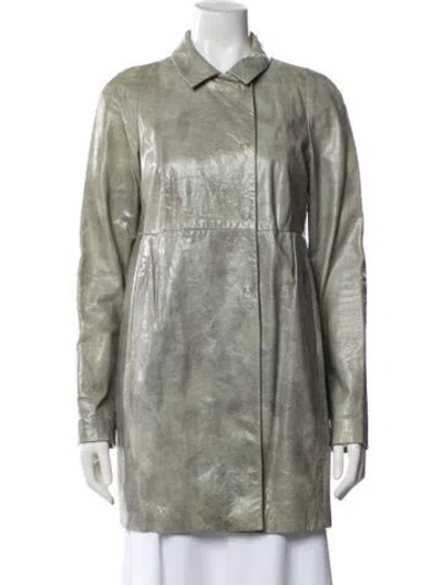 Pre-owned Miu Miu Vintage 2007 Coat In Green