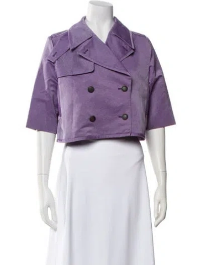 Pre-owned Miu Miu Vintage 2007 Jacket In Purple