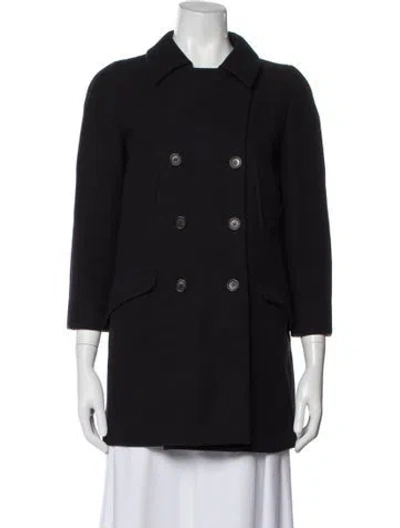 Pre-owned Miu Miu Vintage 2007 Peacoat In Gray