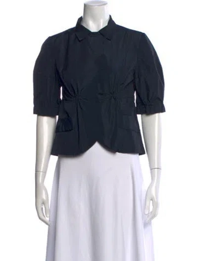 Pre-owned Miu Miu Vintage 2007 Top In Blue