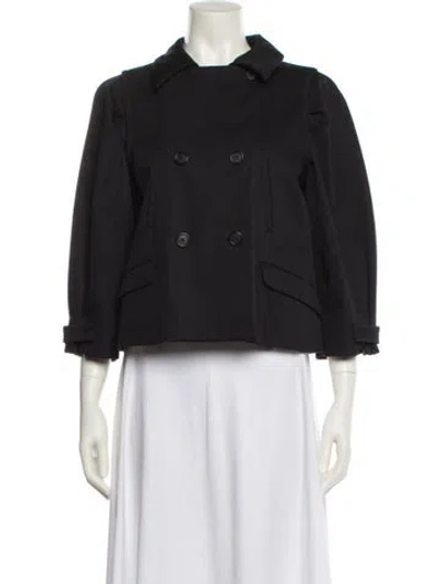 Pre-owned Miu Miu Vintage 2007 Utility Jacket In Black