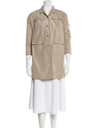 Pre-owned Miu Miu Vintage 2007 Utility Jacket In Neutral