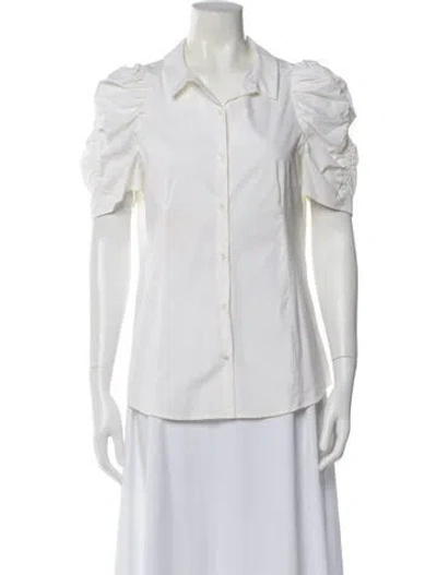 Pre-owned Miu Miu Vintage 2008 Blouse In White