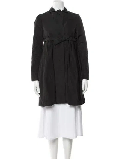 Pre-owned Miu Miu Vintage 2008 Coat In Black