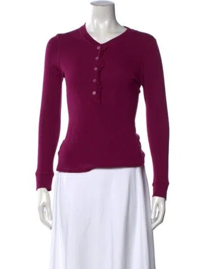 Pre-owned Miu Miu Vintage 2008 Sweater In Purple