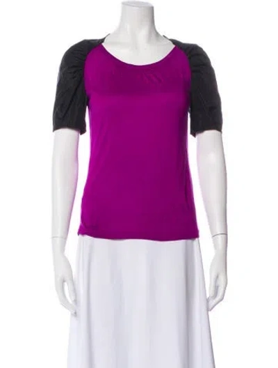 Pre-owned Miu Miu Vintage 2008 Top In Purple