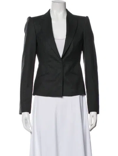 Pre-owned Miu Miu Vintage 2009 Blazer In Green