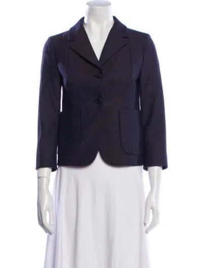 Pre-owned Miu Miu Vintage 2009 Blazer In Purple