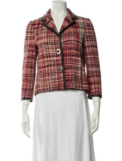Pre-owned Miu Miu Vintage 2009 Blazer In Red