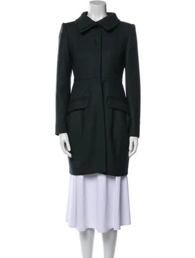 Pre-owned Miu Miu Vintage 2009 Coat In Green