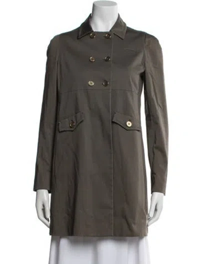 Pre-owned Miu Miu Vintage 2009 Coat In Green