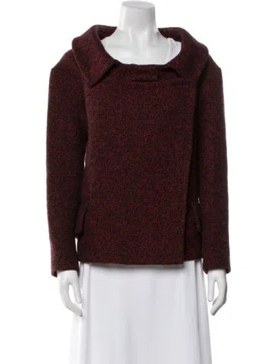 Pre-owned Miu Miu Vintage 2009 Coat In Red