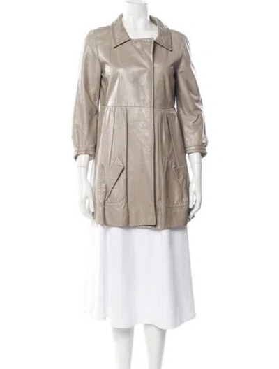 Pre-owned Miu Miu Vintage 2009 Jacket In Neutrals