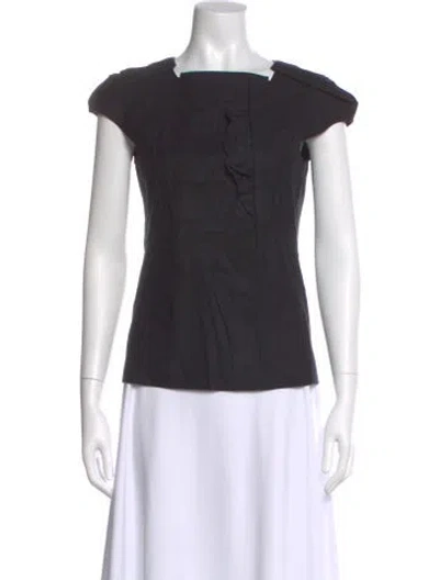 Pre-owned Miu Miu Vintage 2009 Top In Black