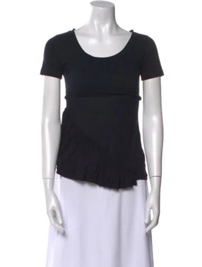 Pre-owned Miu Miu Vintage 2009 T-shirt In Black
