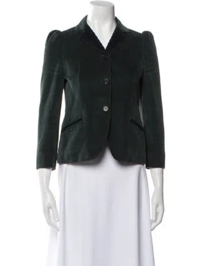 Pre-owned Miu Miu Vintage 2010 Blazer In Blue