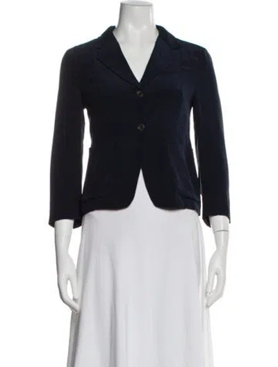 Pre-owned Miu Miu Vintage 2010 Blazer In Blue