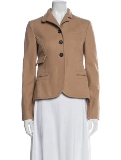 Pre-owned Miu Miu Vintage 2010 Blazer In Brown