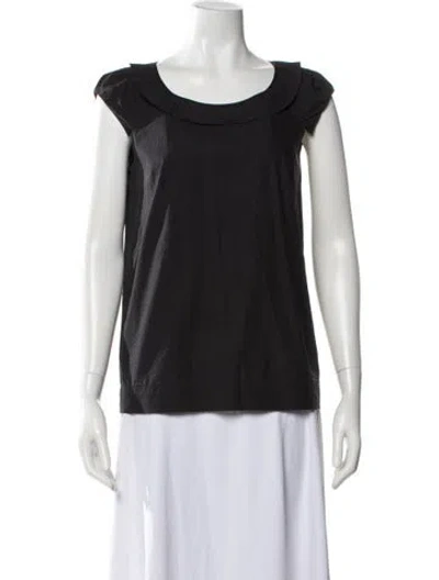 Pre-owned Miu Miu Vintage 2010 Blouse In Black