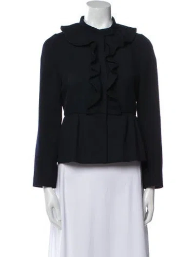Pre-owned Miu Miu Vintage 2010 Jacket In Black