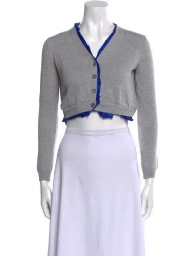Pre-owned Miu Miu Vintage 2010 Sweater In Blue