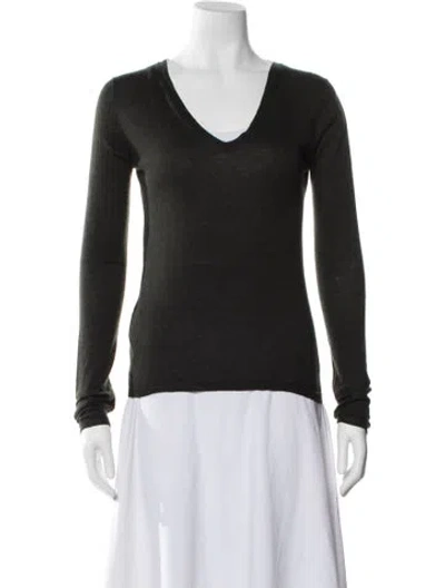 Pre-owned Miu Miu Vintage 2010 Sweater In Green