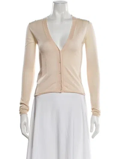 Pre-owned Miu Miu Vintage 2010 Sweater In Neutral