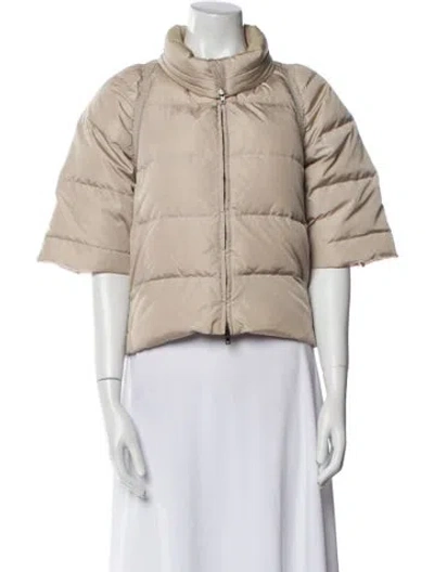 Pre-owned Miu Miu Vintage 2011 Down Jacket In Neutral