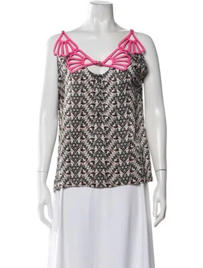 Pre-owned Miu Miu Vintage 2011 Top In Pink