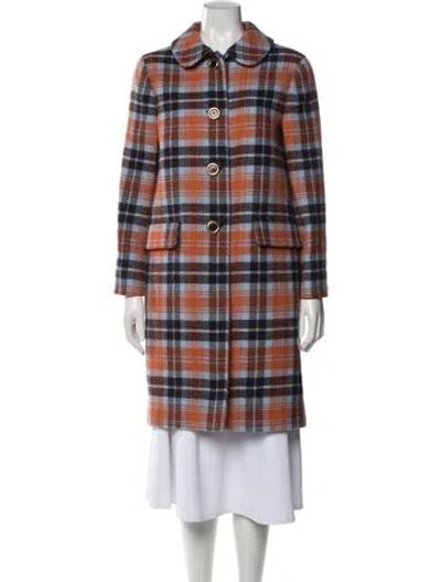 Pre-owned Miu Miu Vintage 2019 Coat In Orange