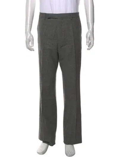 Pre-owned Miu Miu Vintage Dress Pants In Gray