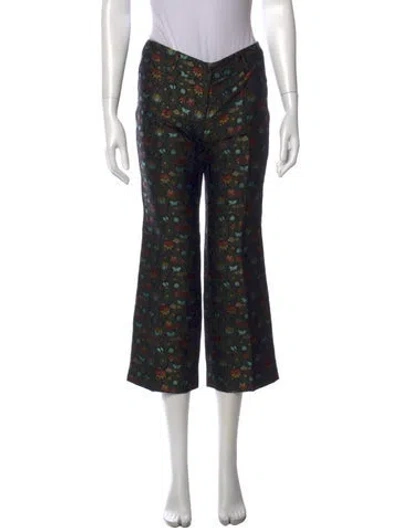 Pre-owned Miu Miu Vintage Flared Pants In Black