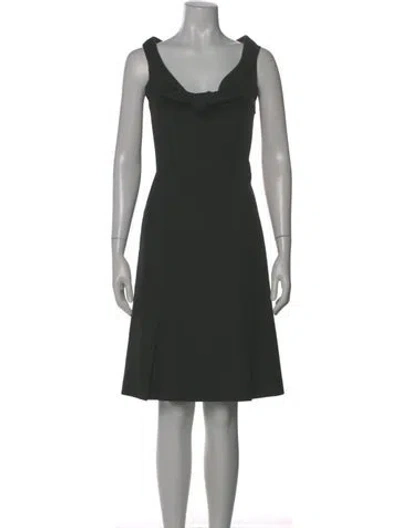 Pre-owned Miu Miu Vintage Knee-length Dress In Black