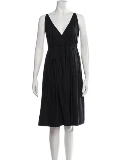 Pre-owned Miu Miu Vintage Knee-length Dress In Black