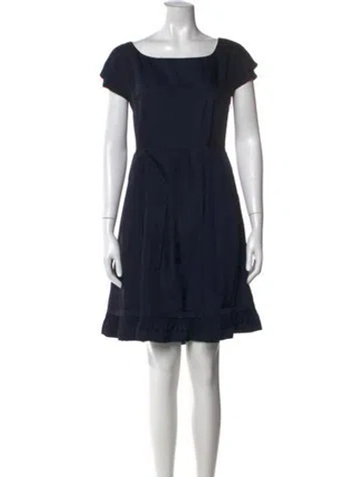 Pre-owned Miu Miu Vintage Knee-length Dress In Blue