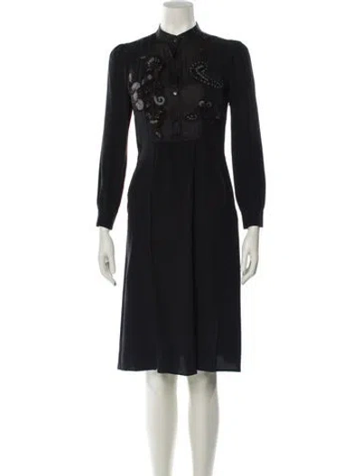 Pre-owned Miu Miu Vintage Knee-length Dress In Multi