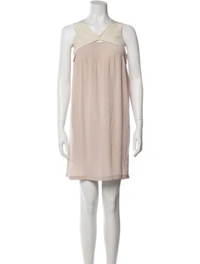 Pre-owned Miu Miu Vintage Knee-length Dress In Neutral