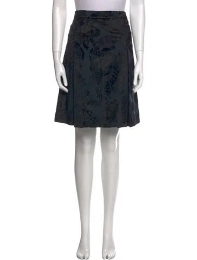 Pre-owned Miu Miu Vintage Knee-length Skirt In Black