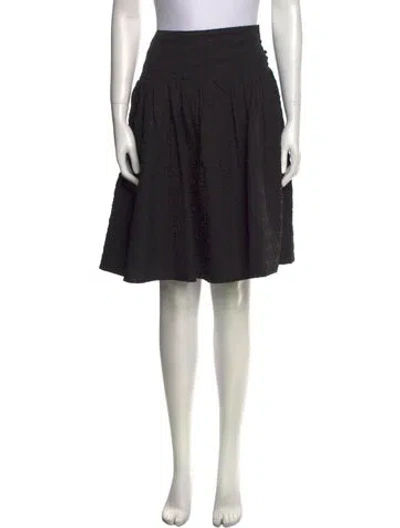 Pre-owned Miu Miu Vintage Knee-length Skirt In Black