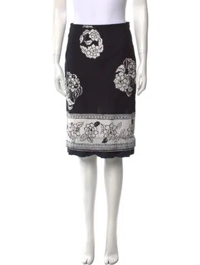 Pre-owned Miu Miu Vintage Knee-length Skirt In Black