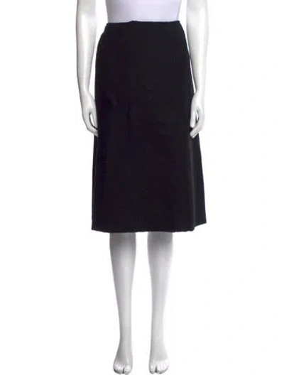 Pre-owned Miu Miu Vintage Knee-length Skirt In Black