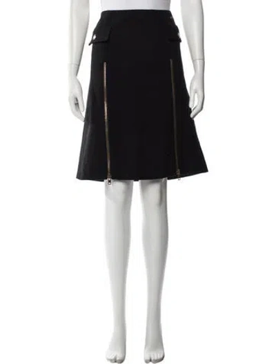 Pre-owned Miu Miu Vintage Knee-length Skirt In Black
