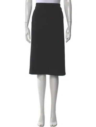 Pre-owned Miu Miu Vintage Knee-length Skirt In Black