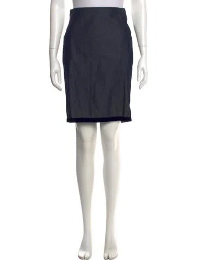 Pre-owned Miu Miu Vintage Knee-length Skirt In Blue