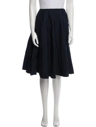 Pre-owned Miu Miu Vintage Knee-length Skirt In Blue
