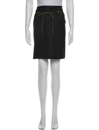 Pre-owned Miu Miu Vintage Knee-length Skirt In Gray