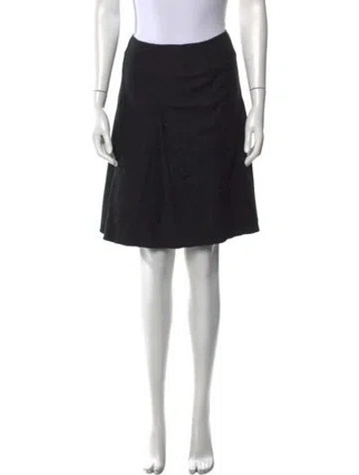Pre-owned Miu Miu Vintage Knee-length Skirt In Gray