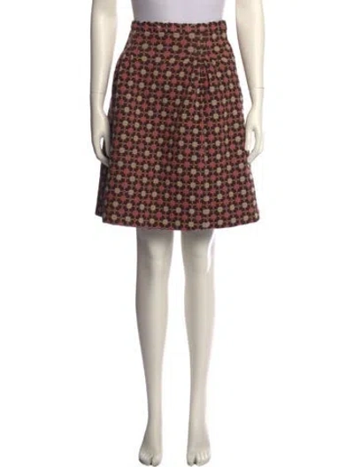 Pre-owned Miu Miu Vintage Knee-length Skirt In Multi