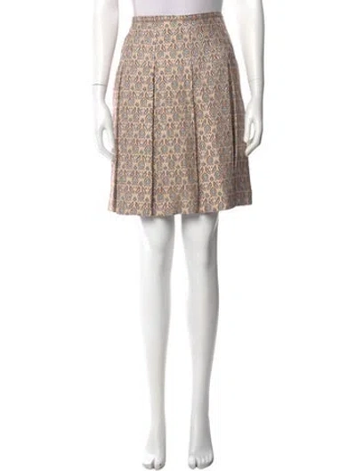 Pre-owned Miu Miu Vintage Knee-length Skirt In Neutral